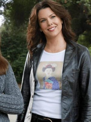 Lauren Graham Gilmore Girls Lorelai Gilmore Leather Blazer
