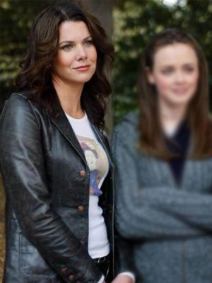 Lauren Graham Gilmore Girls Lorelai Gilmore Leather Blazer