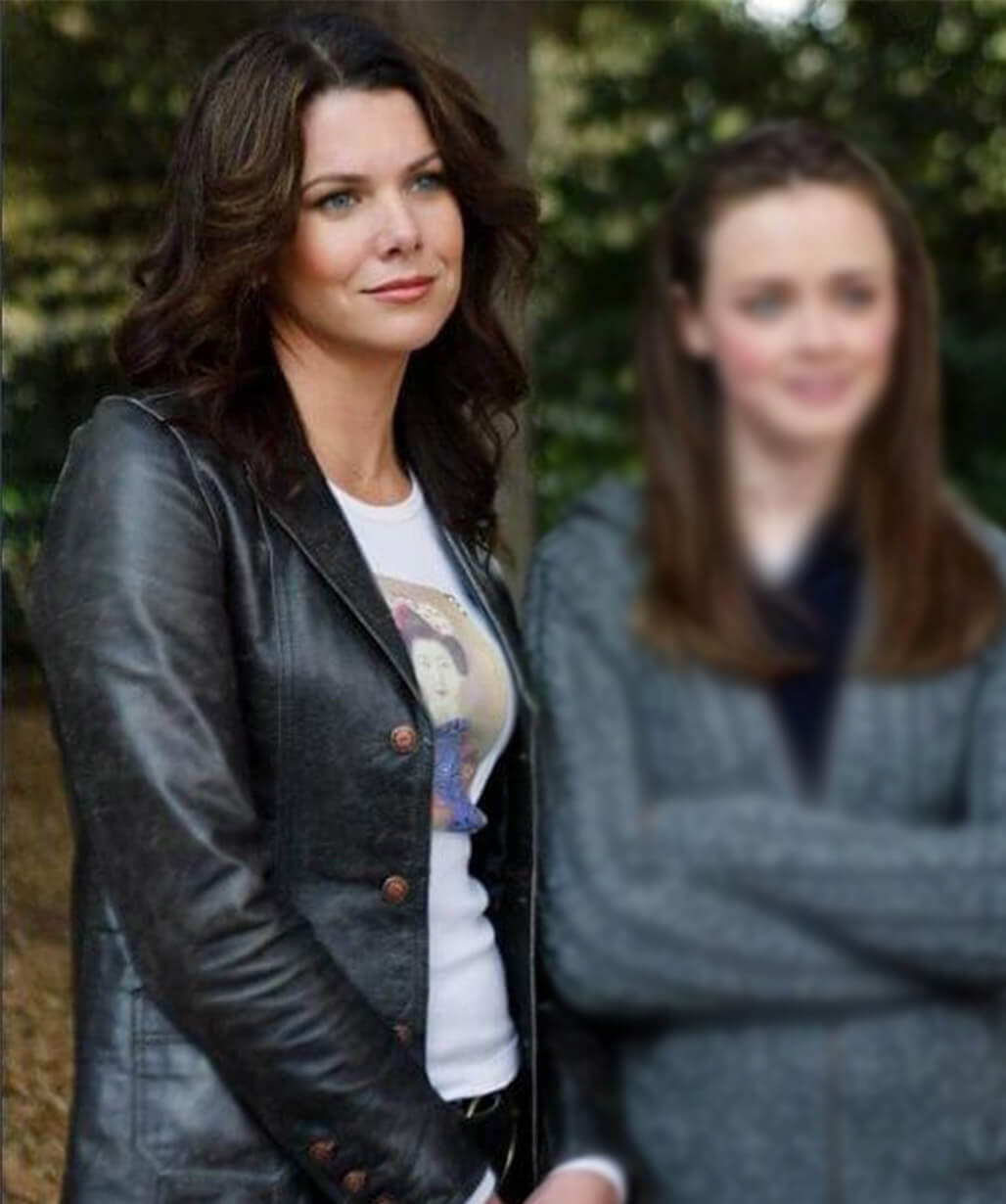 Lauren Graham Gilmore Girls Lorelai Gilmore Leather Blazer