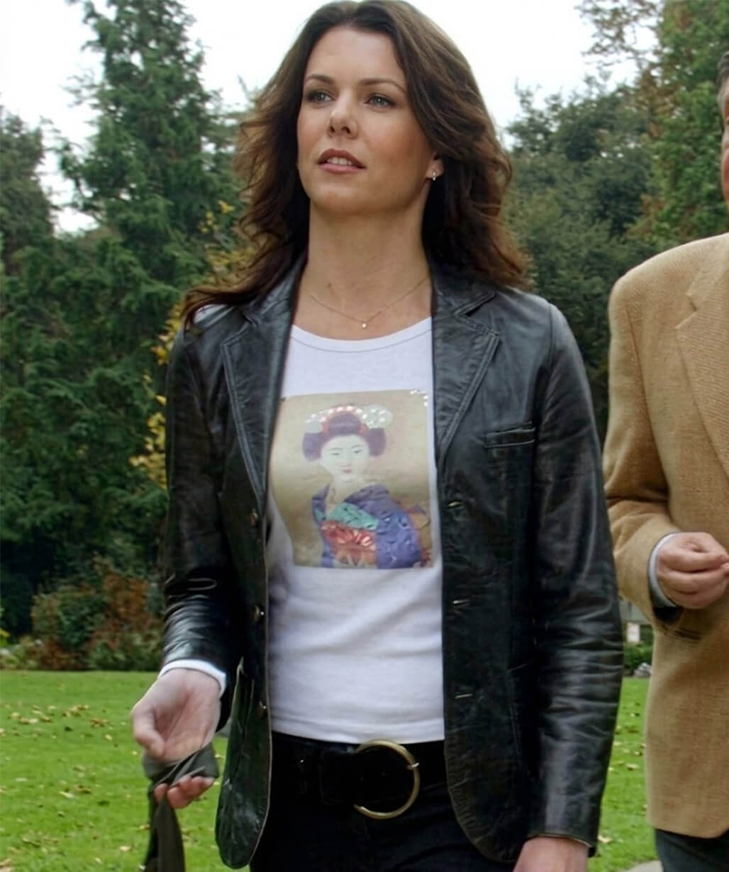 Lauren Graham Gilmore Girls Lorelai Gilmore Leather Blazer