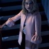 Leslie Grossman American Horror Story S07 Pink Wool Coat