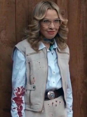 Leslie Grossman American Horror Story S09 Beige Vest