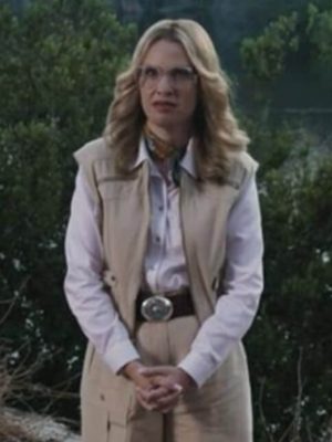 Leslie Grossman American Horror Story S09 Beige Vest