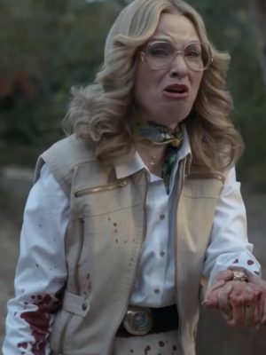 Leslie Grossman American Horror Story S09 Beige Vest