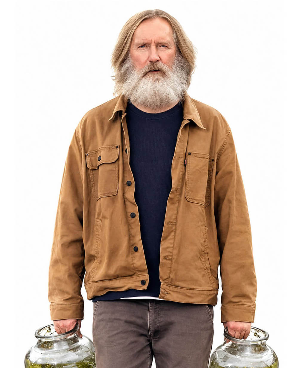 Michael Sleep Small Prophets 2026 Brown Cotton Jacket