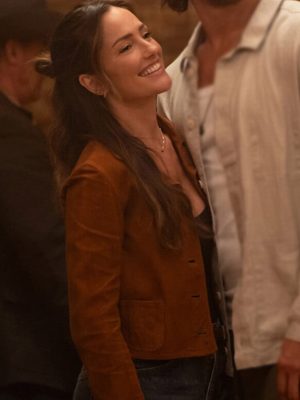 Minka Kelly Ransom Canyon S02 Brown Suede Jacket