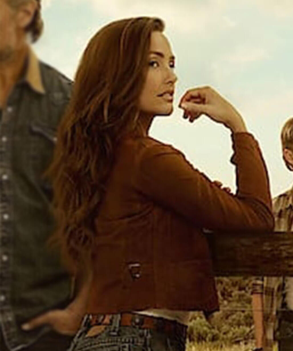 Minka Kelly Ransom Canyon S02 Brown Suede Jacket