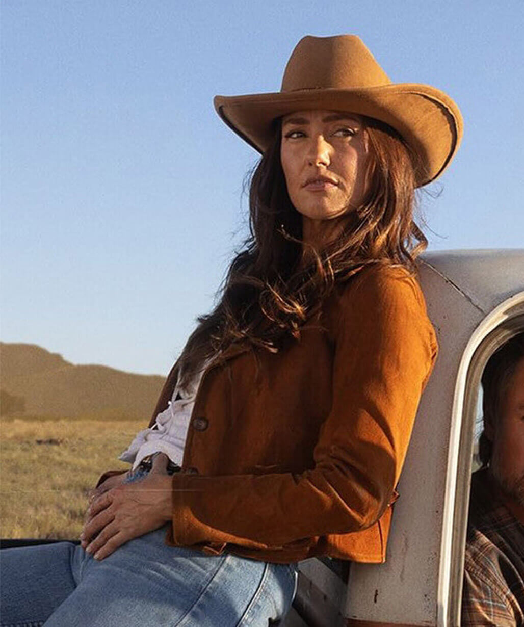 Minka Kelly Ransom Canyon S02 Brown Suede Jacket