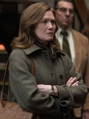 Mireille Enos American Hostage 2026 Wool Coat
