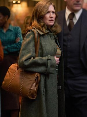 Mireille Enos American Hostage 2026 Wool Coat
