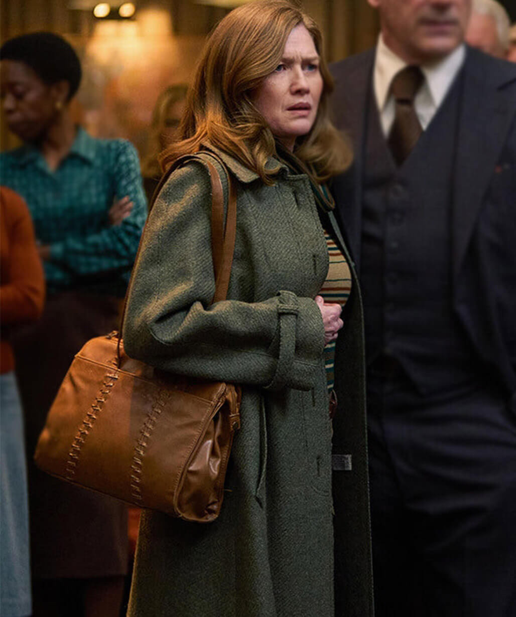 Mireille Enos American Hostage 2026 Wool Coat