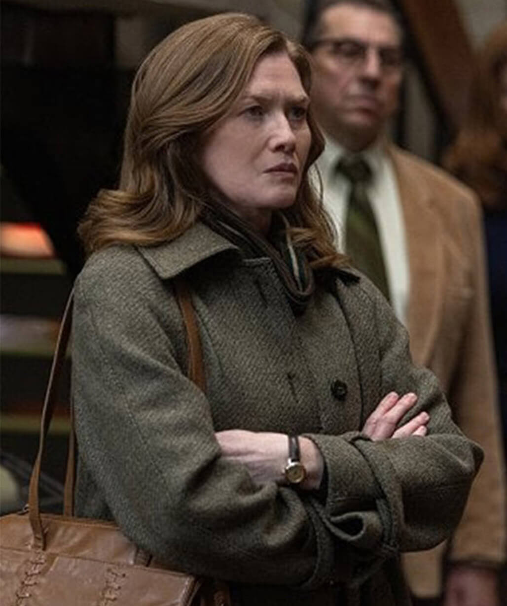 Mireille Enos American Hostage 2026 Wool Coat