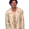 Nicolas Vansteenberghe MTV 2026 White Leather Jacket
