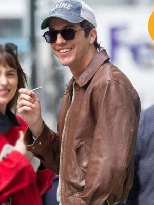 NYC 2026 Tucker Pillsbury Brown Leather Jacket