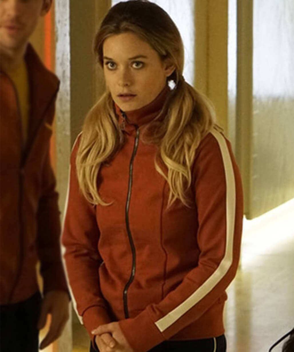 Rachel Keller Legion S01 Syd Barrett Brown Fleece Jacket