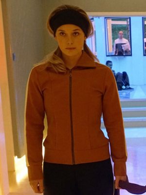 Rachel Keller Legion S01 Syd Barrett Brown Fleece Jacket