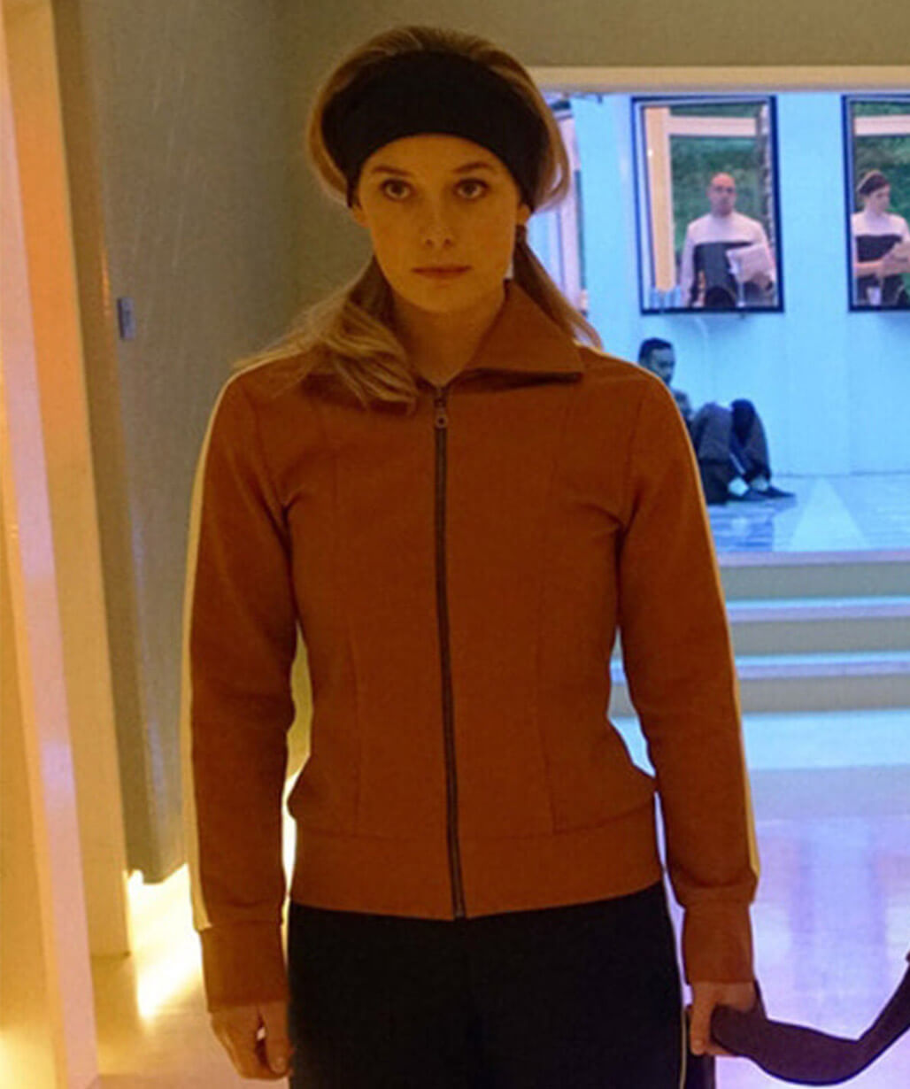 Rachel Keller Legion S01 Syd Barrett Brown Fleece Jacket