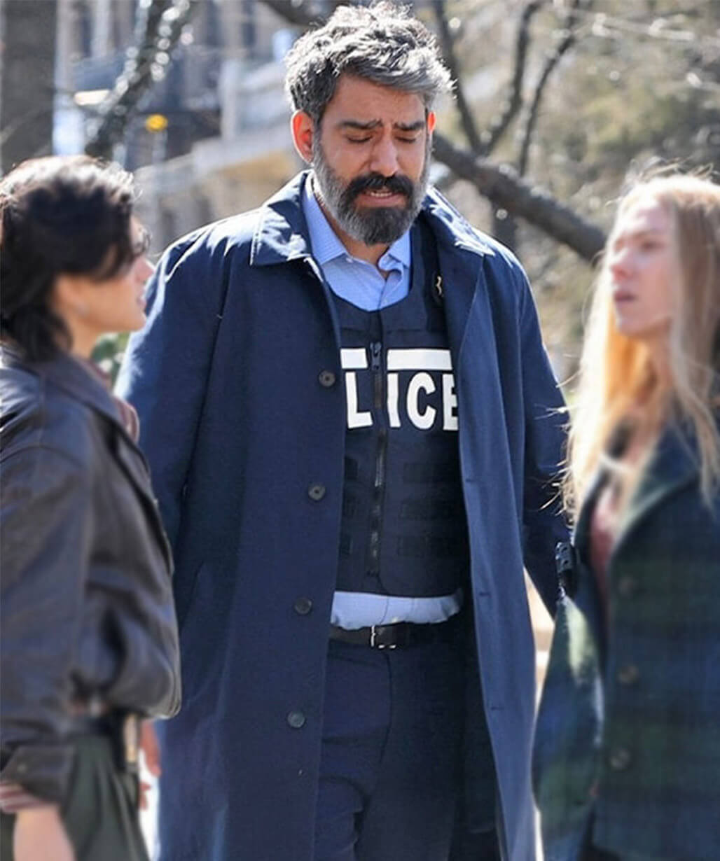 Rahul Kohli The Exorcist: Martyrs 2027 Blue Trench Coat