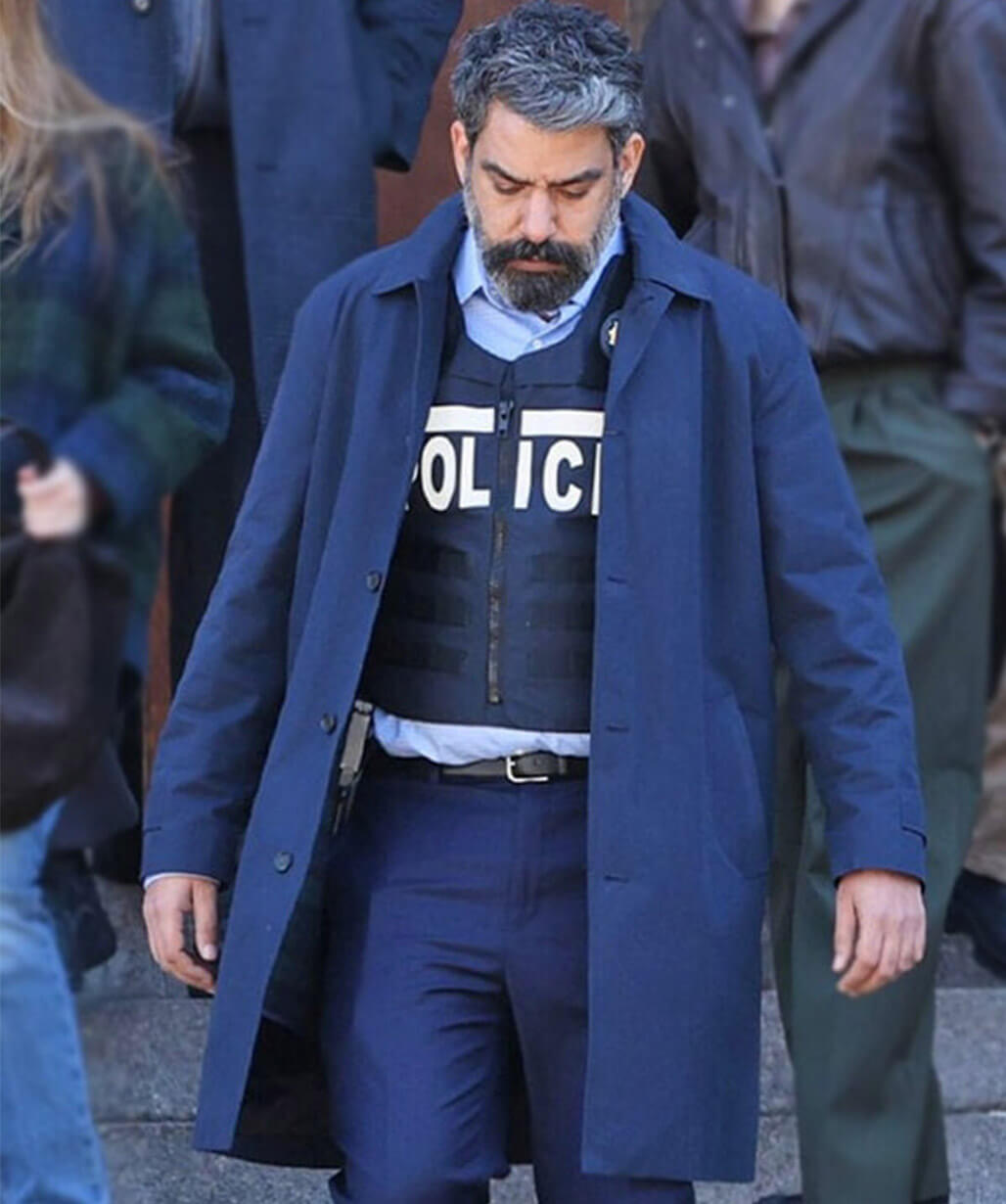 Rahul Kohli The Exorcist: Martyrs 2027 Blue Trench Coat