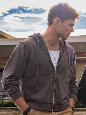 Ransom Canyon S02 Garrett Wareing Brown Hooded Jacket
