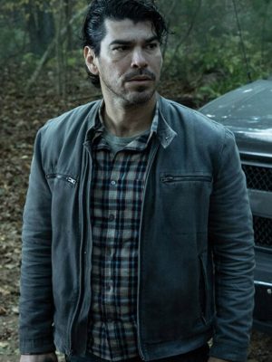 Raul Castillo The Walking Dead: Dead City S03 Suede Jacket