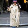 Rihanna NYC 2026 Beige Trench Coat