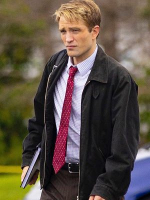 Robert Pattinson Primetime 2026 Black Cotton Jacket