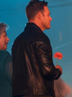 Ryan Guzman 9-1-1 S09 Eddie Diaz Black Leather Jacket