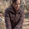 Samantha Hart 9-1-1 Nashville S01 Brown Puffer Jacket