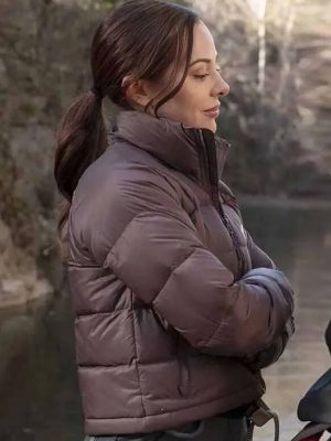 Samantha Hart 9-1-1 Nashville S01 Brown Puffer Jacket