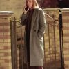 Scarlett Johansson The Exorcist: Martyrs 2027 Grey Wool Coat