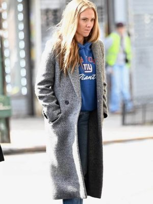 Scarlett Johansson The Exorcist: Martyrs 2027 Grey Wool Coat