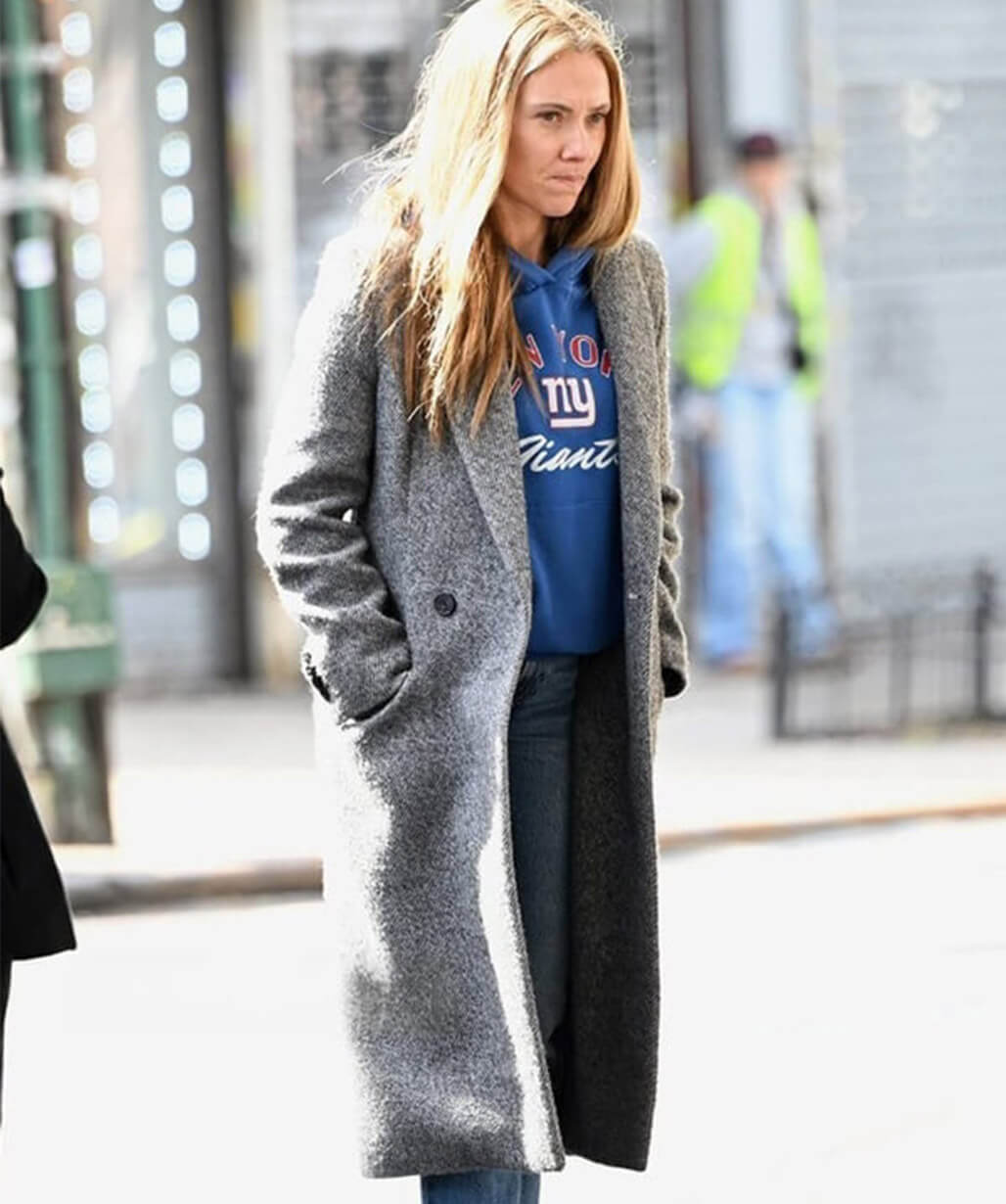 Scarlett Johansson The Exorcist: Martyrs 2027 Grey Wool Coat