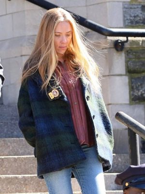 Scarlett Johansson The Exorcist: Martyrs 2027 Plaid Wool jacket
