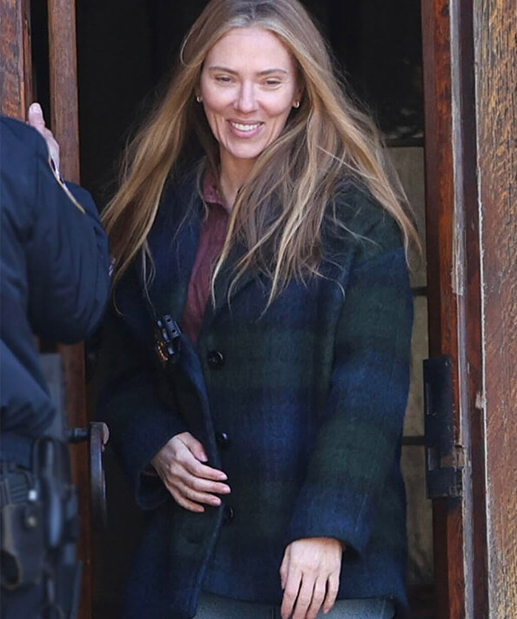 Scarlett Johansson The Exorcist: Martyrs 2027 Plaid Wool jacket