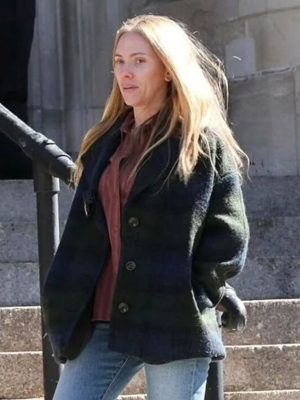 Scarlett Johansson The Exorcist: Martyrs 2027 Plaid Wool jacket