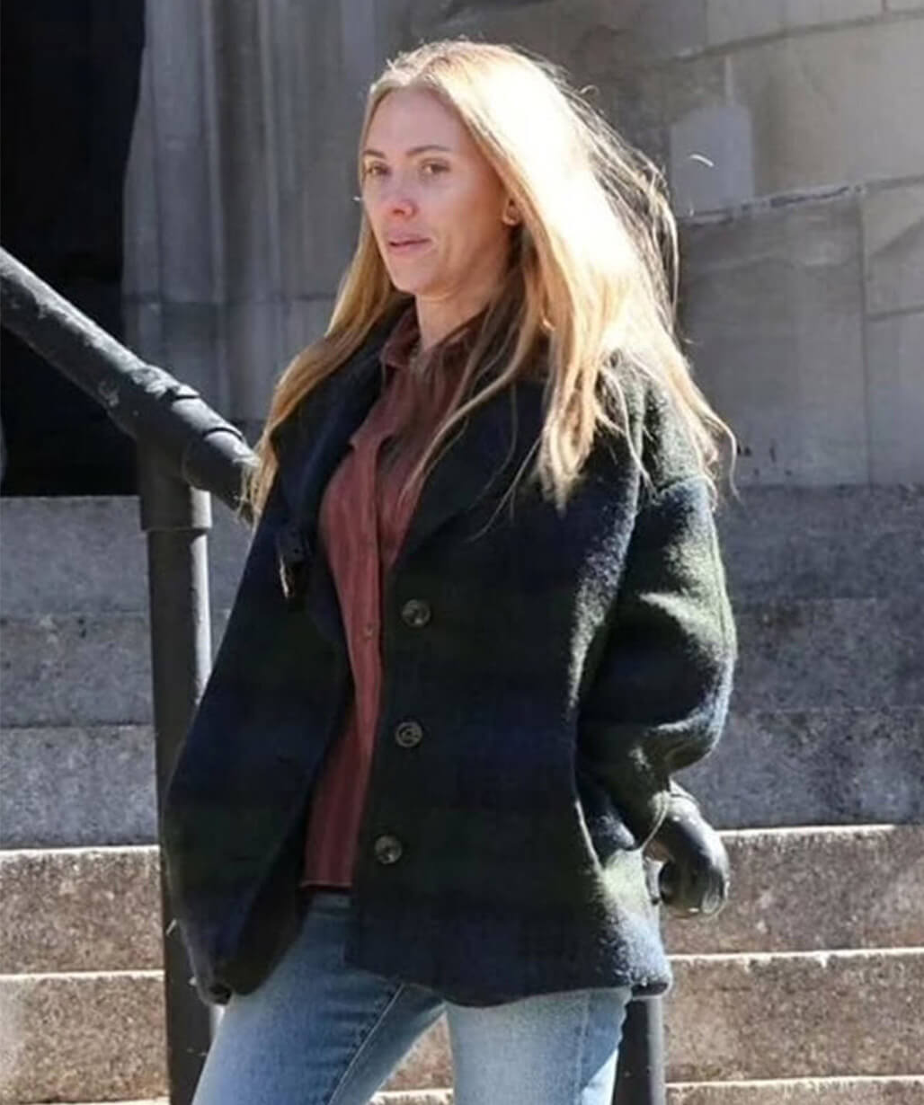 Scarlett Johansson The Exorcist: Martyrs 2027 Plaid Wool jacket