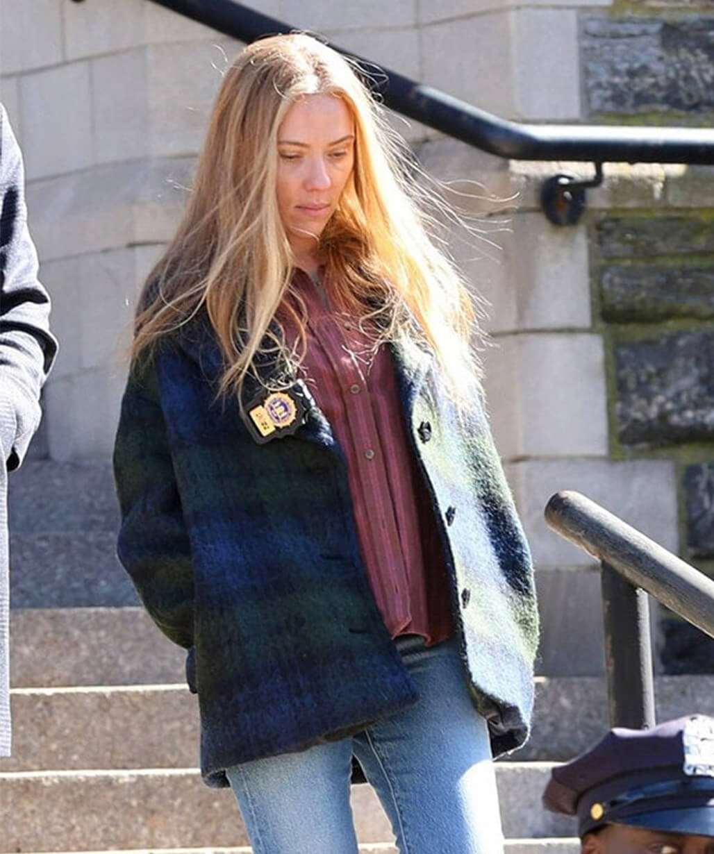 Scarlett Johansson The Exorcist: Martyrs 2027 Plaid Wool jacket