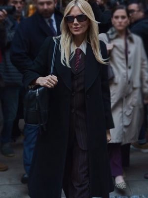 Sienna Miller War 2026 Carla Duval Wool Coat