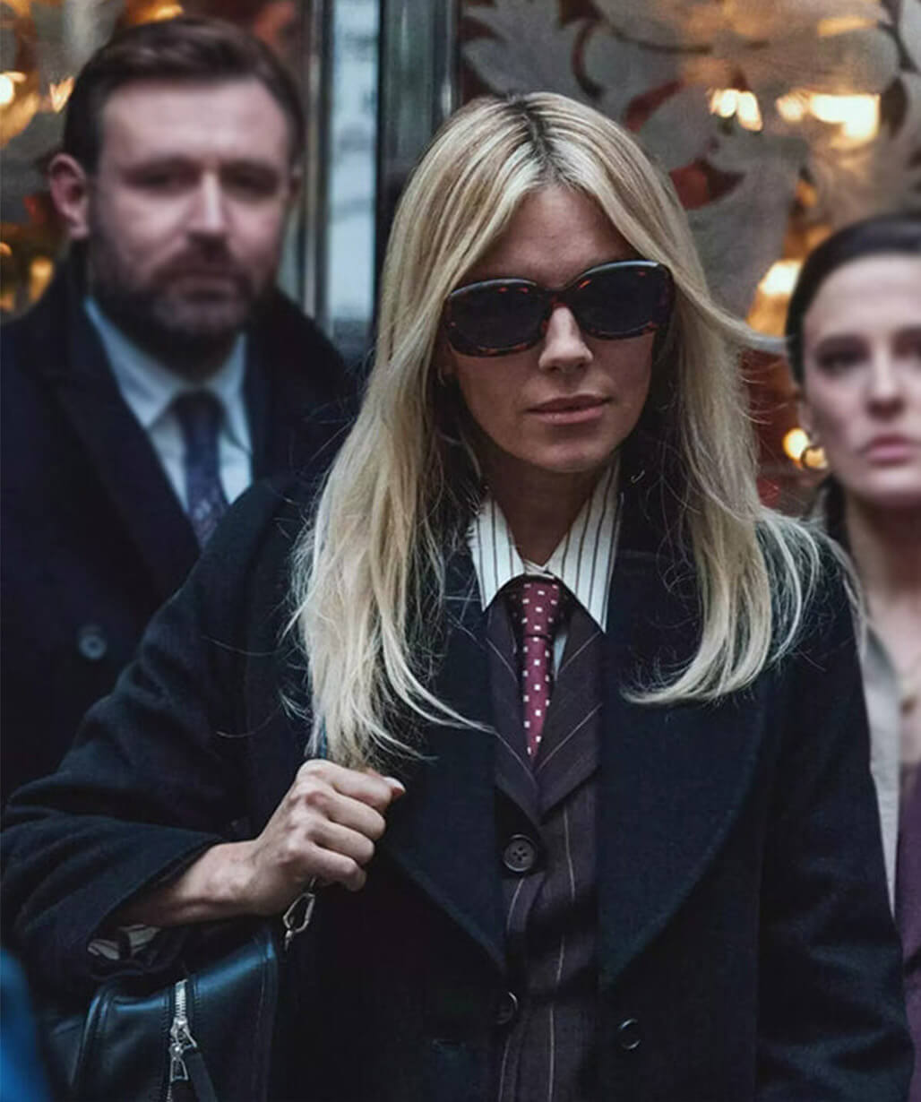 Sienna Miller War 2026 Carla Duval Wool Coat