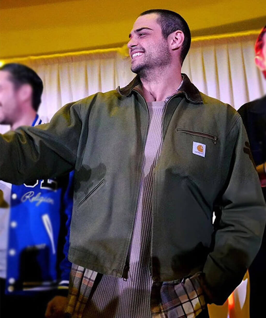 Street Fighter 2026 Noah Centineo Green Cotton Jacket