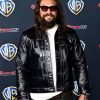 Supergirl 2026 Jason Momoa Premiere Black Leather Jacket