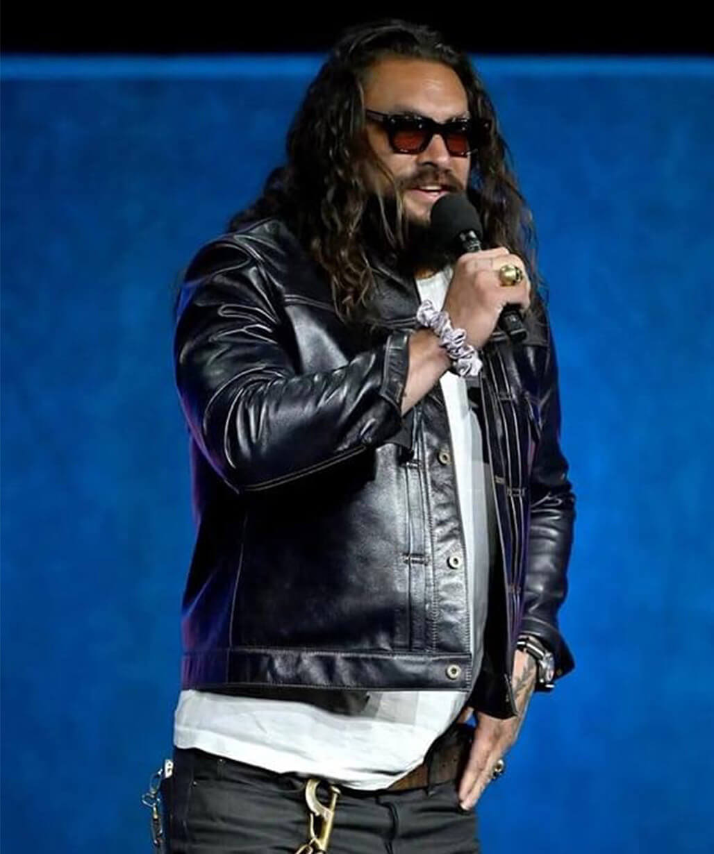 Supergirl 2026 Jason Momoa Premiere Black Leather Jacket