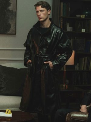 Taylor Bloom Line of Fire 2026 Black Leather Coat
