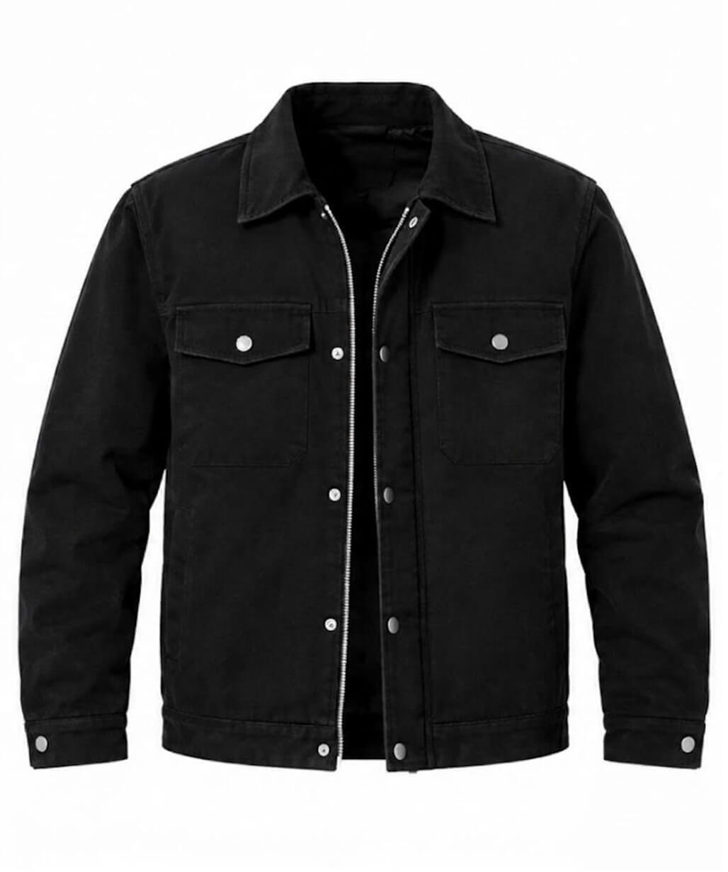 The Handler 2026 Eduard Trica Black Cotton Jacket