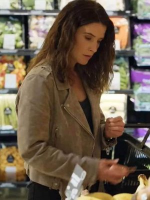 The Lincoln Lawyer S04 Cobie Smulders Beige Suede Jacket