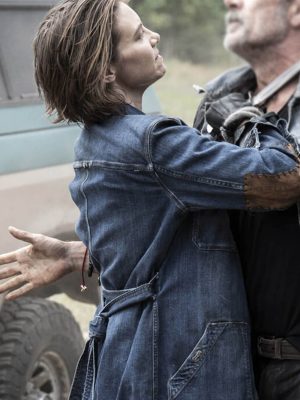 The Walking Dead: Dead City Maggie Rhee Blue Denim Coat