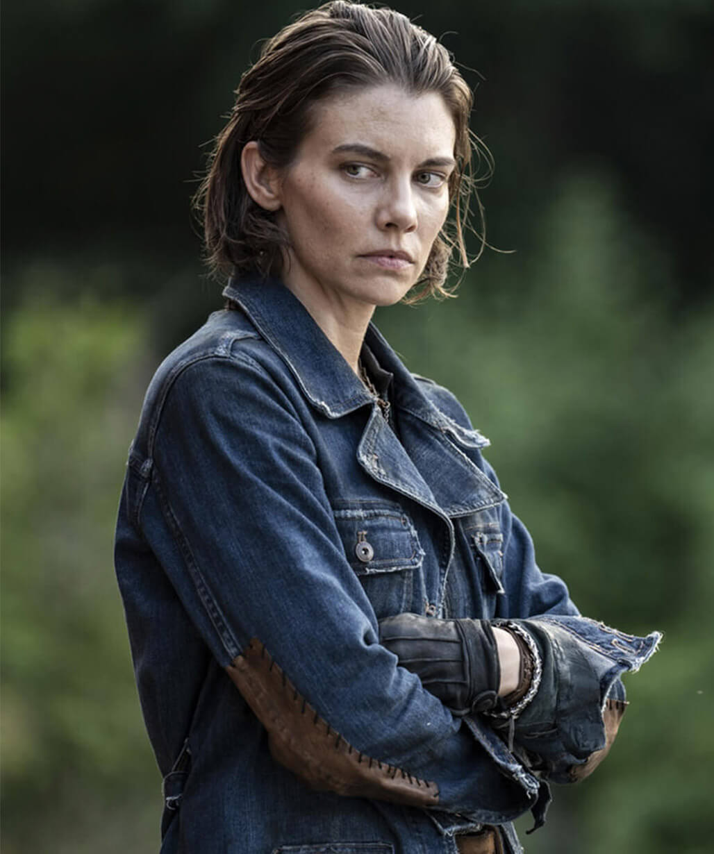 The Walking Dead: Dead City Maggie Rhee Blue Denim Coat