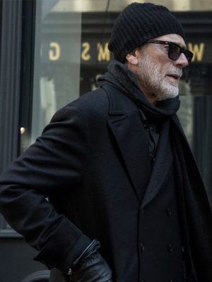 The Walking Dead: Dead City S03 Jeffrey Dean Morgan Black Wool Coat