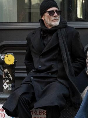 The Walking Dead: Dead City S03 Jeffrey Dean Morgan Black Wool Coat